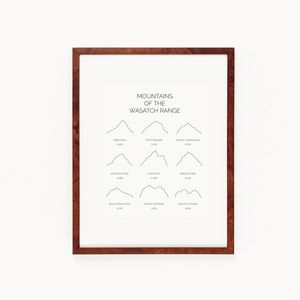 Wasatch Print by Kaytee Design Co.